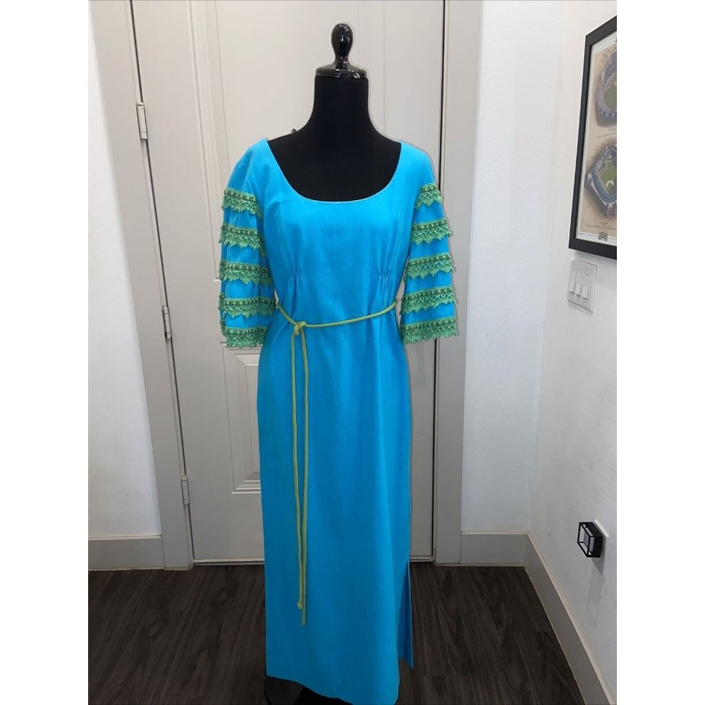 EDDY GEORGE CALIFORNIA Vintage, 1960s, EG, Eddy George, Funky, Embroidered, Dres